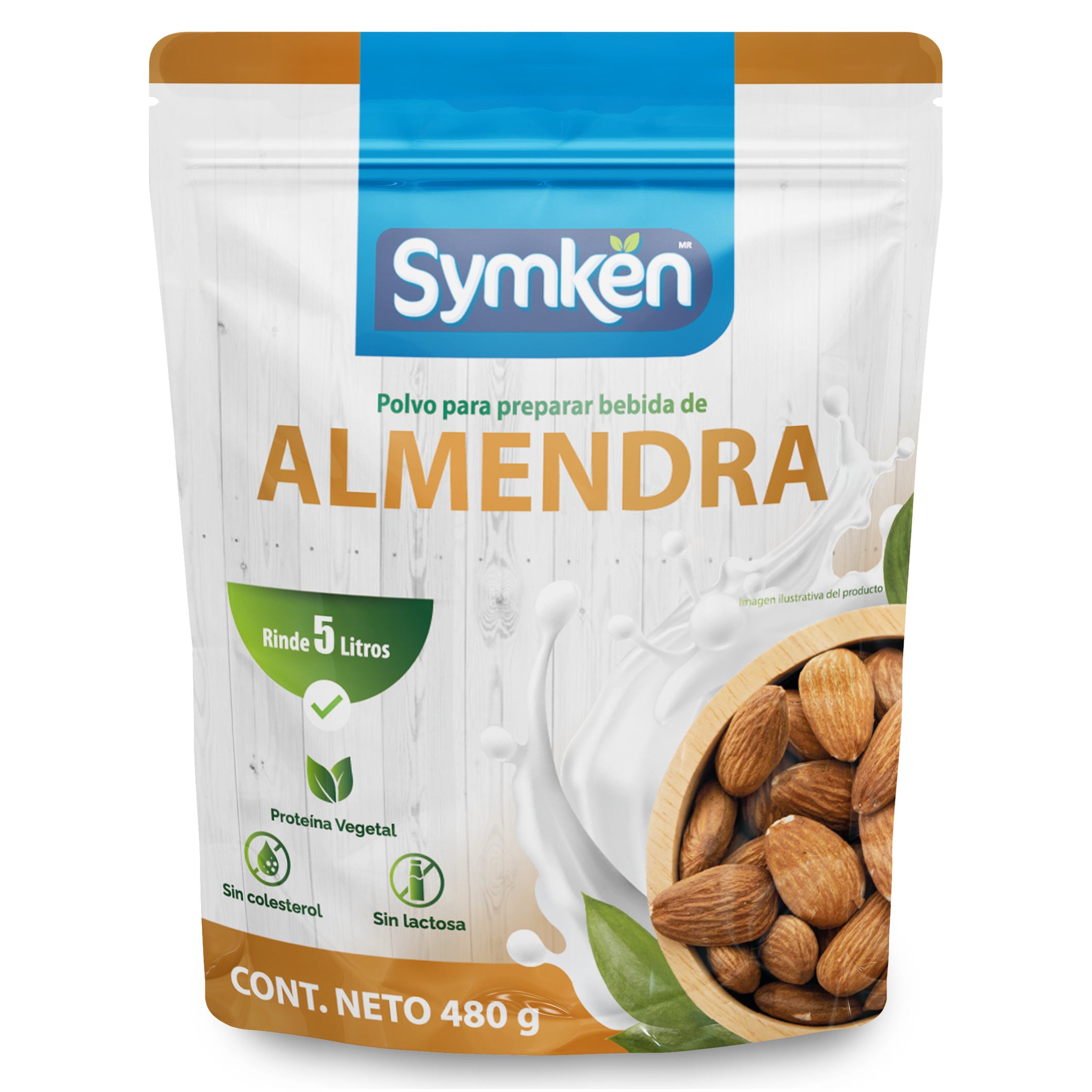 Symkën Almendra Bolsa 480g