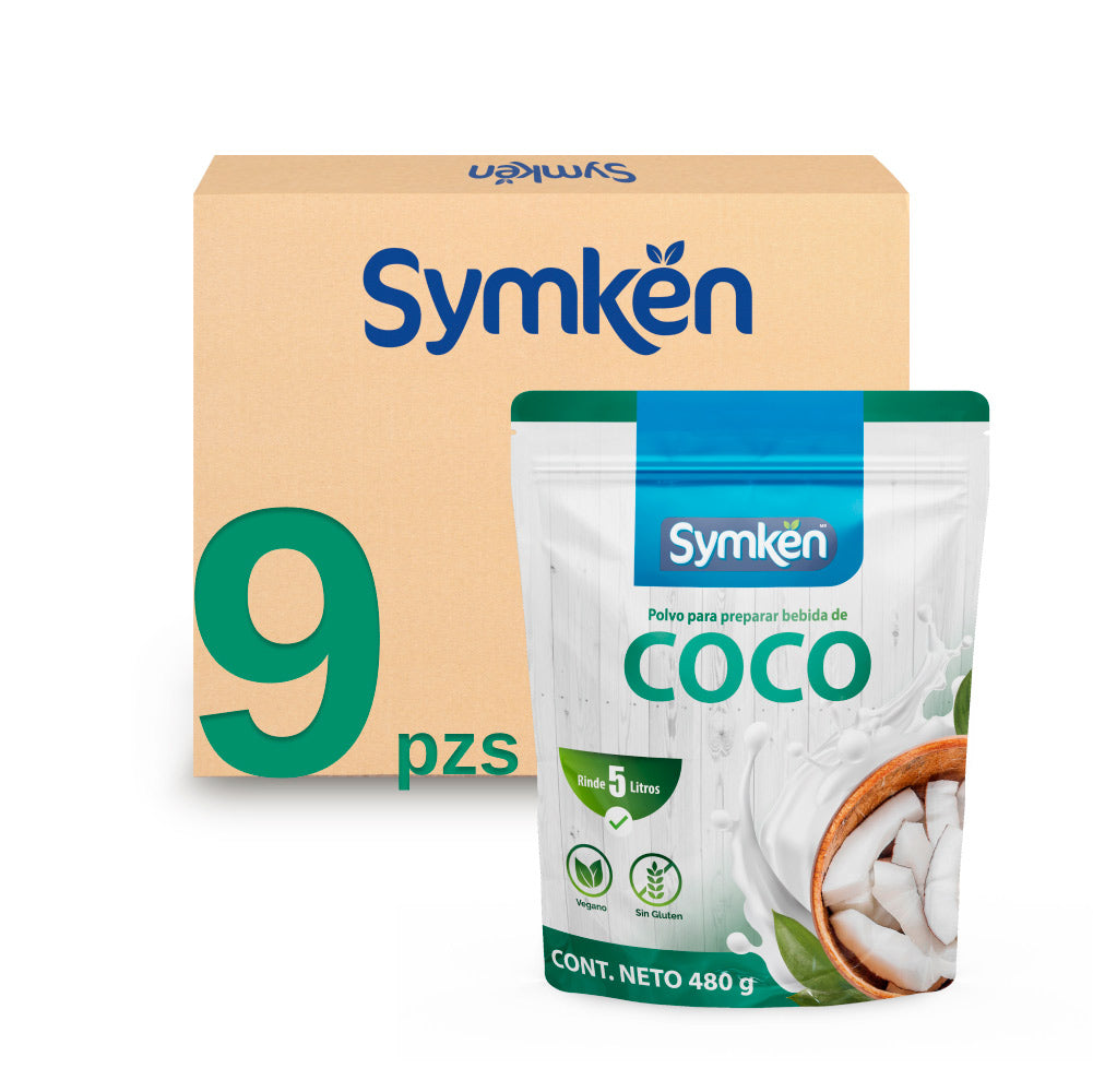 Caja de 9 piezas Symkën Coco 480g | $142.74 por pieza