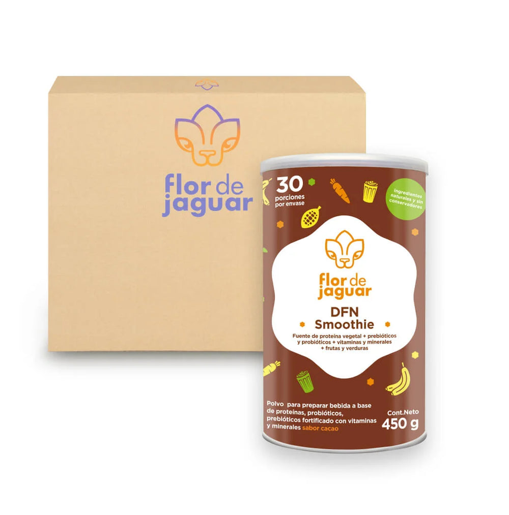 Caja de 12 piezas Flor de Jaguar DFN Smoothie 450g