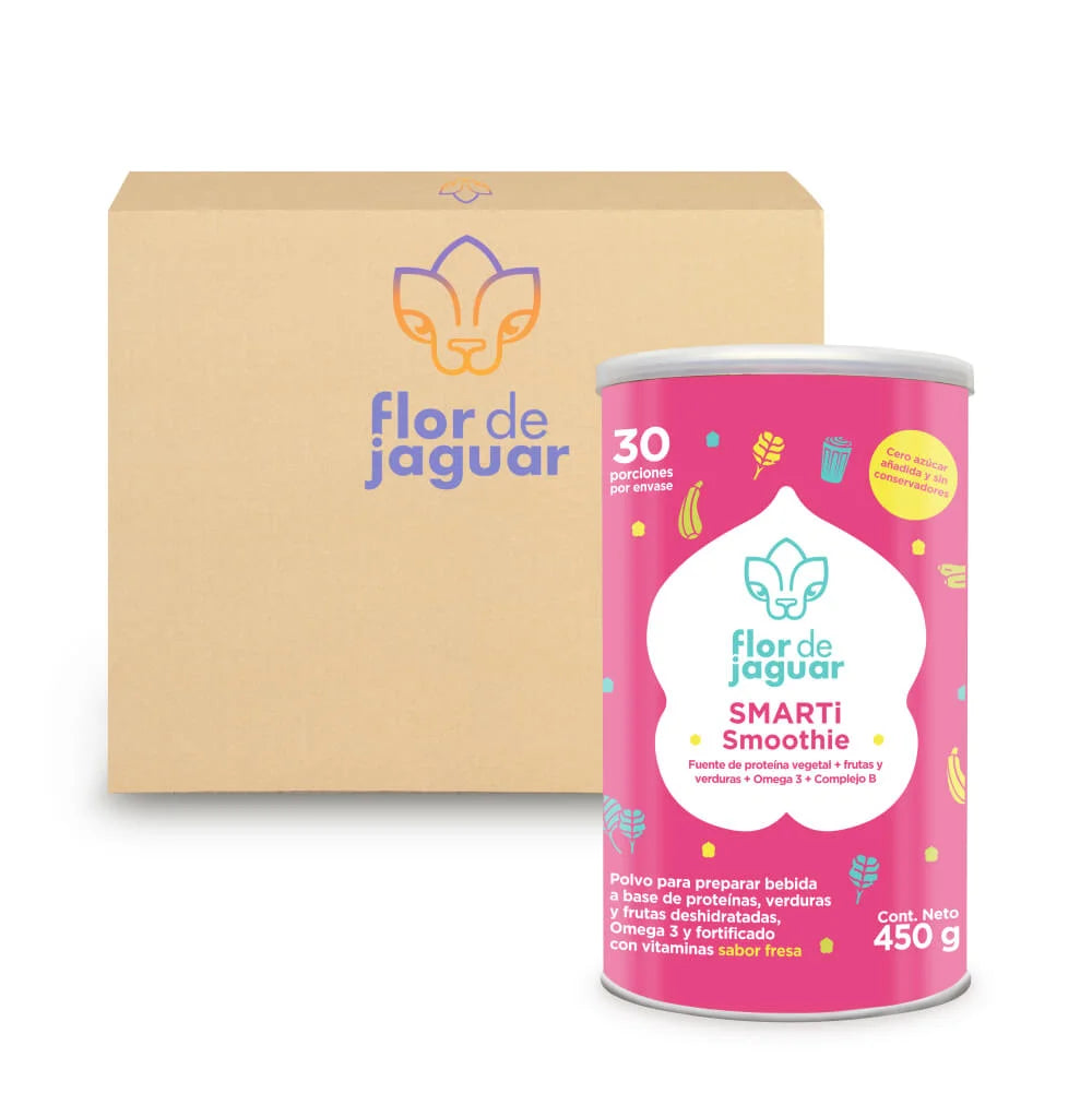 Caja de 12 piezas Flor de Jaguar SMARTi Smoothie 450g