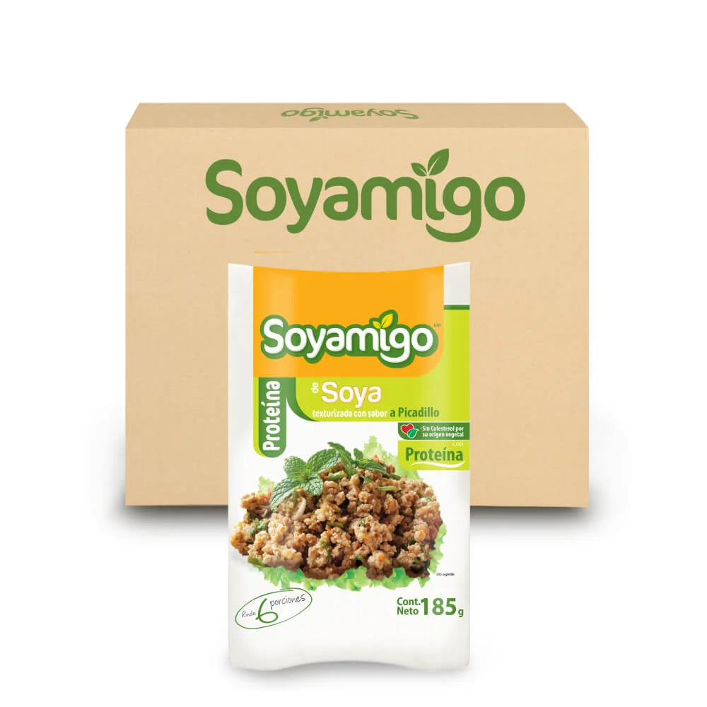 Caja de 24 piezas Soyamigo sabor Picadillo 185g