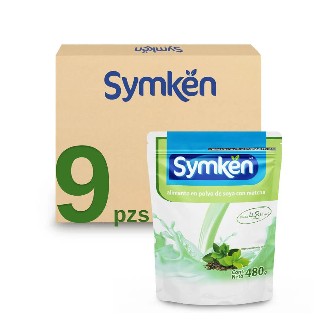 Caja de 9 piezas Symkën Matcha 480g
