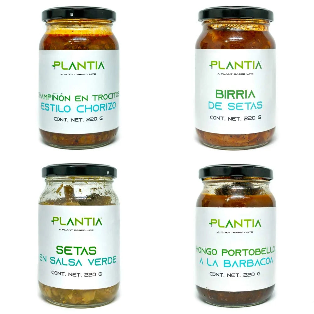 Kit PLANTIA Mix de Setas, Portobello y Champiñones 4 Piezas
