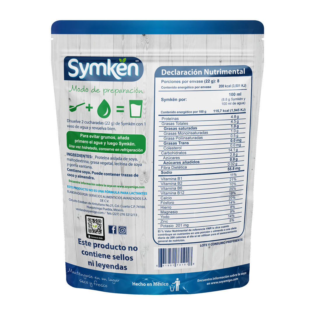 Symkën Soya Natural Bolsa 180g