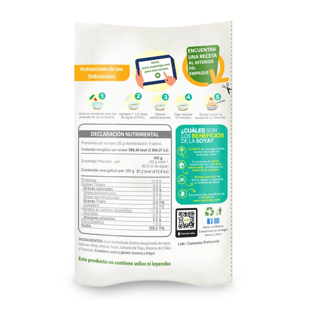 Soyamigo Soya sabor Pescado 185g