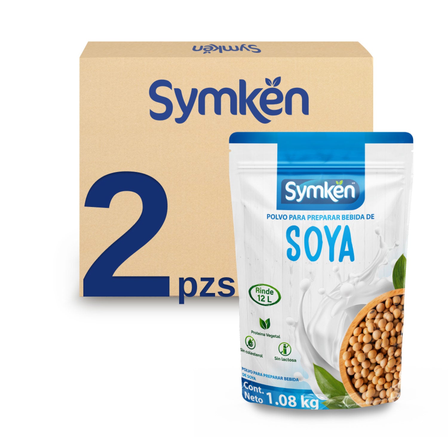 Duo-Pack Symkën Soya Natural 1,080 g