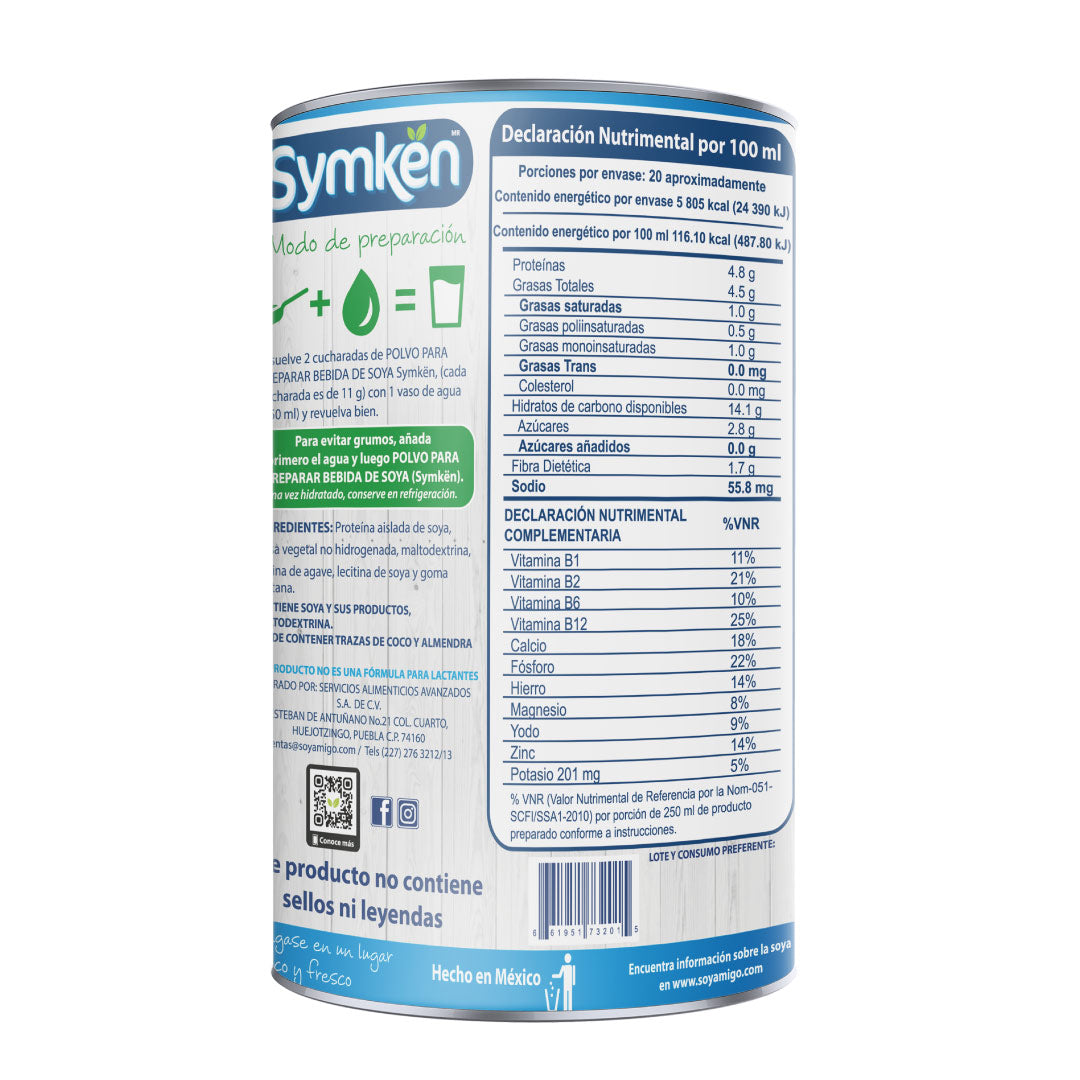 Symkën Natural Soya can 450g