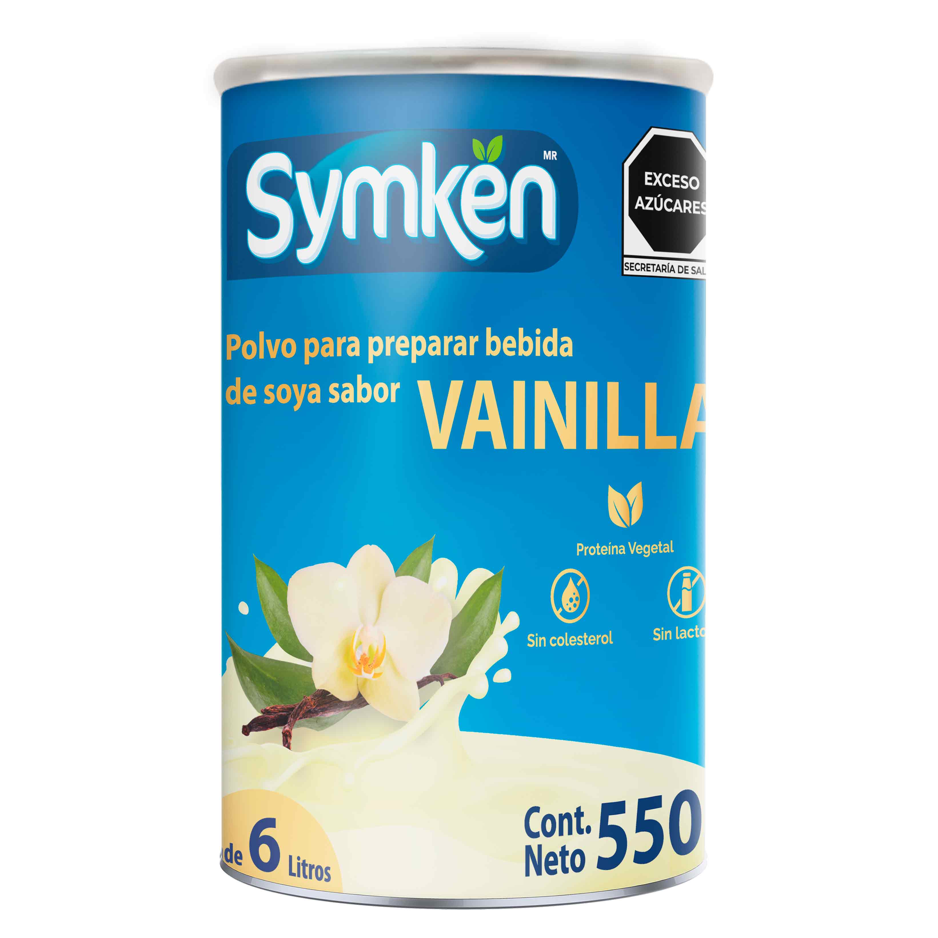 Symkën Soya sabor Vainilla bote 550g