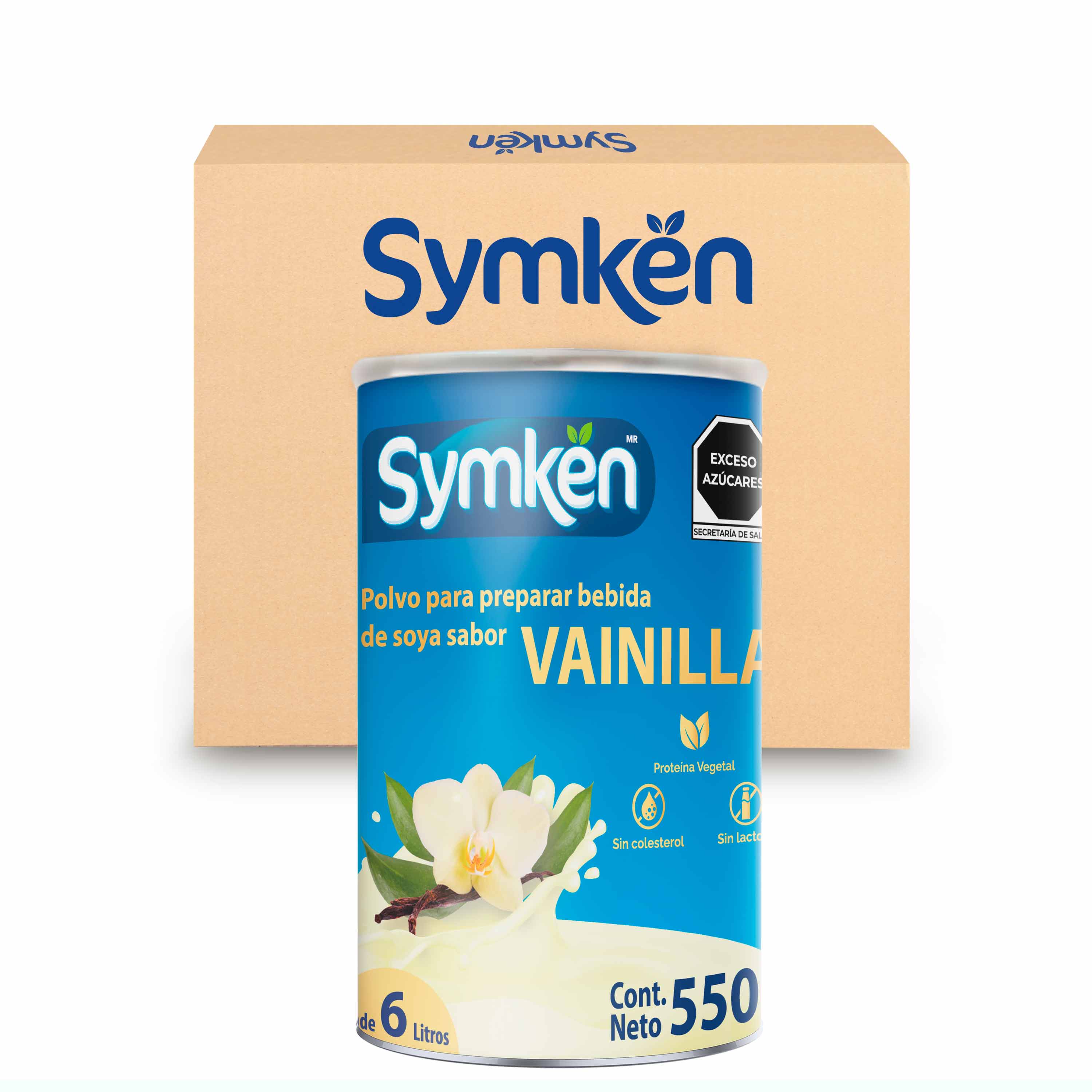 Box of 18 pieces Symkën Soya Vanilla flavor Jar 550g | $ 97 per piece