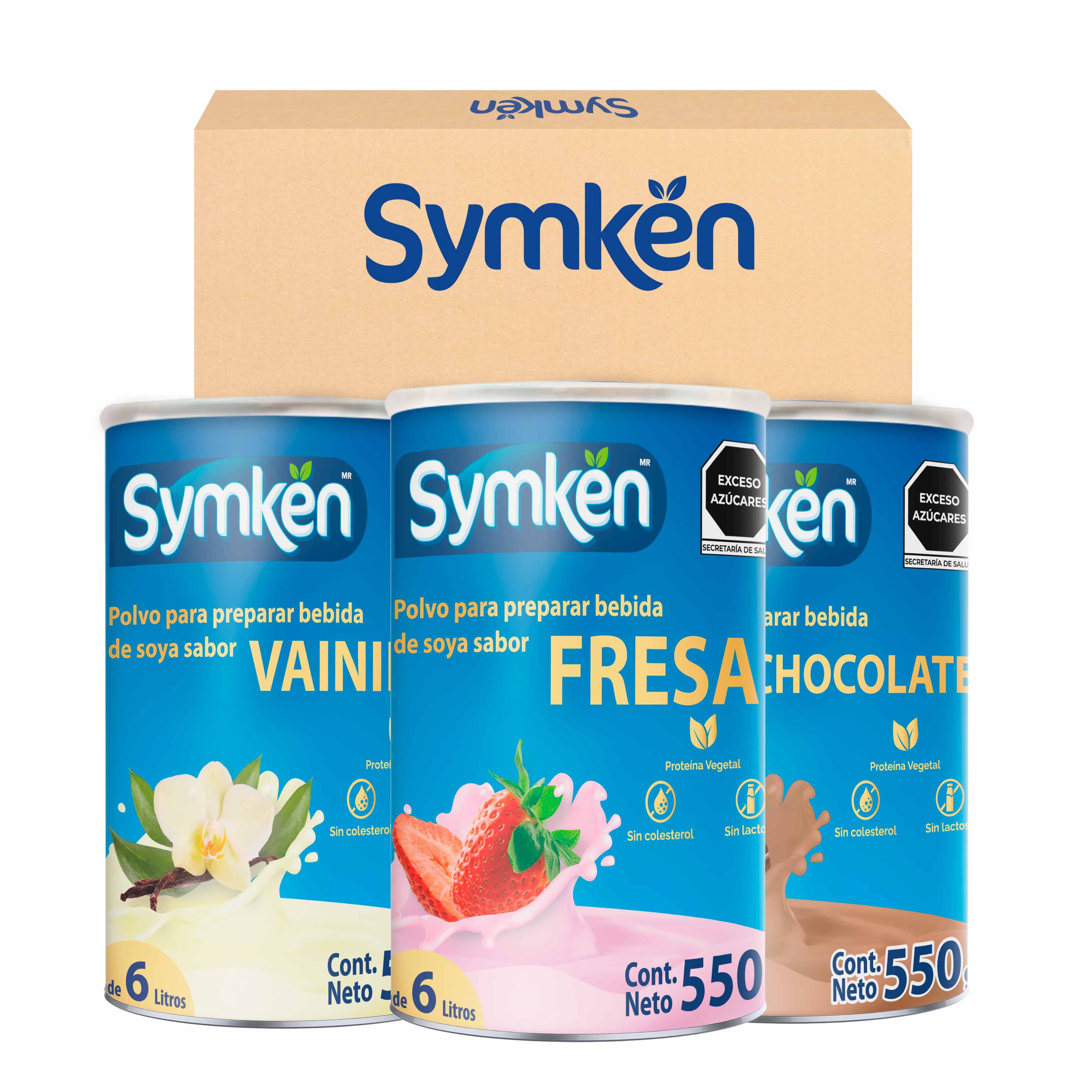 Box of 18 pieces Mix Symkën Flavors Jars 550g | $ 97 per piece