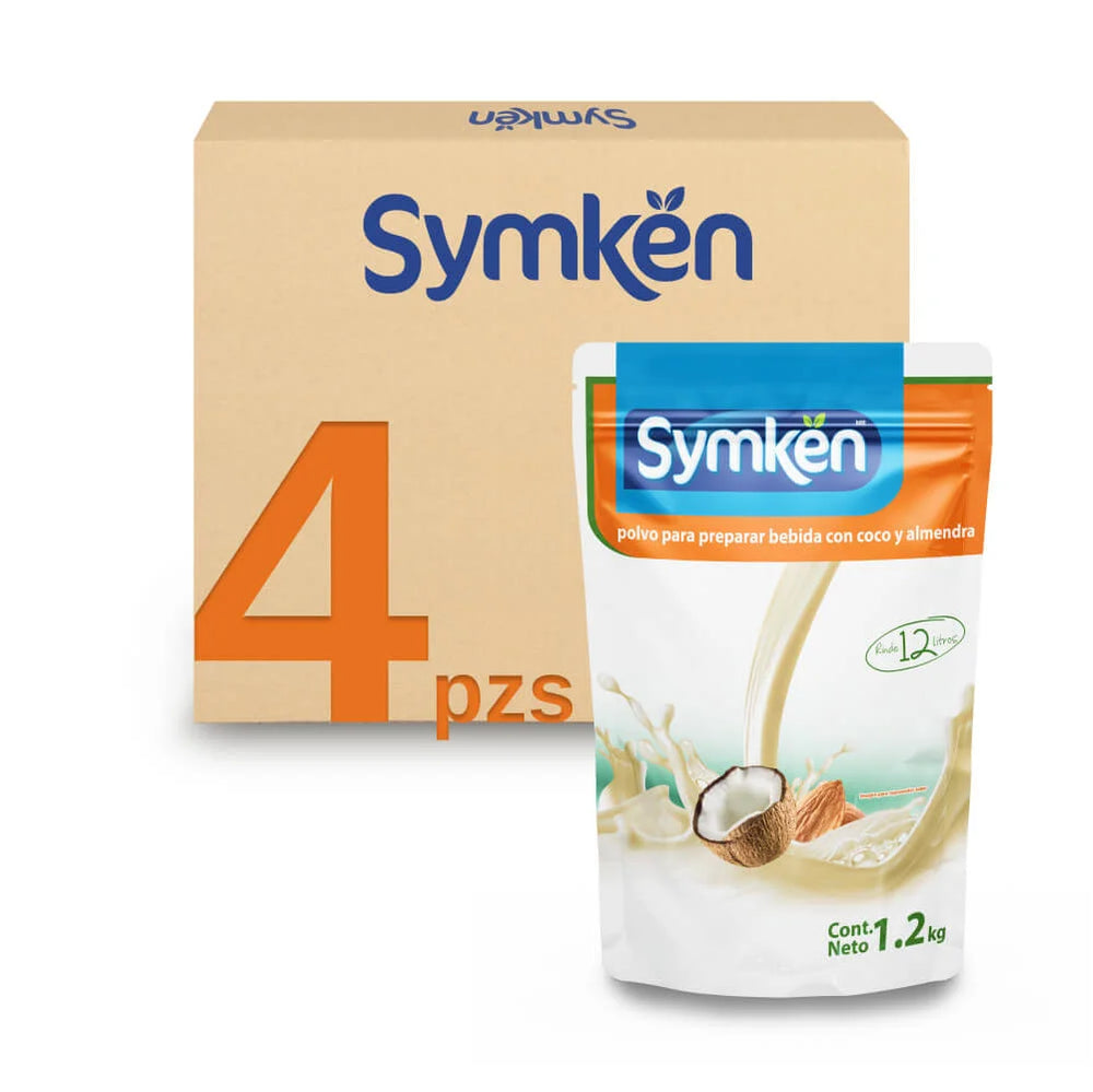 Caja de 4 piezas Symkën Coco-Almendra 1,200g