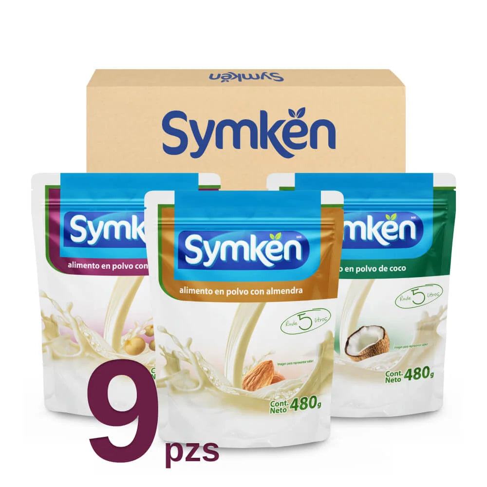Caja de 9 piezas Mix Symkën Especiales 480g