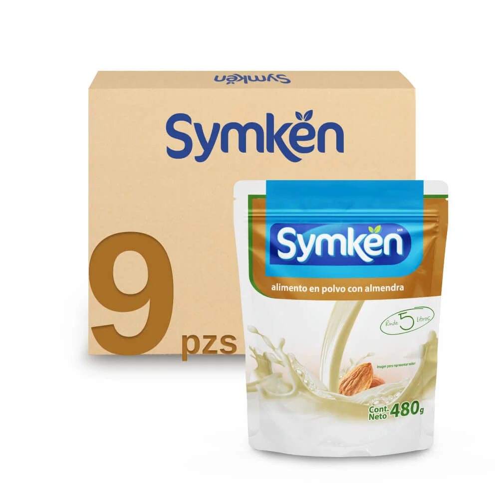 Caja de 9 piezas Symkën Almendra 480g