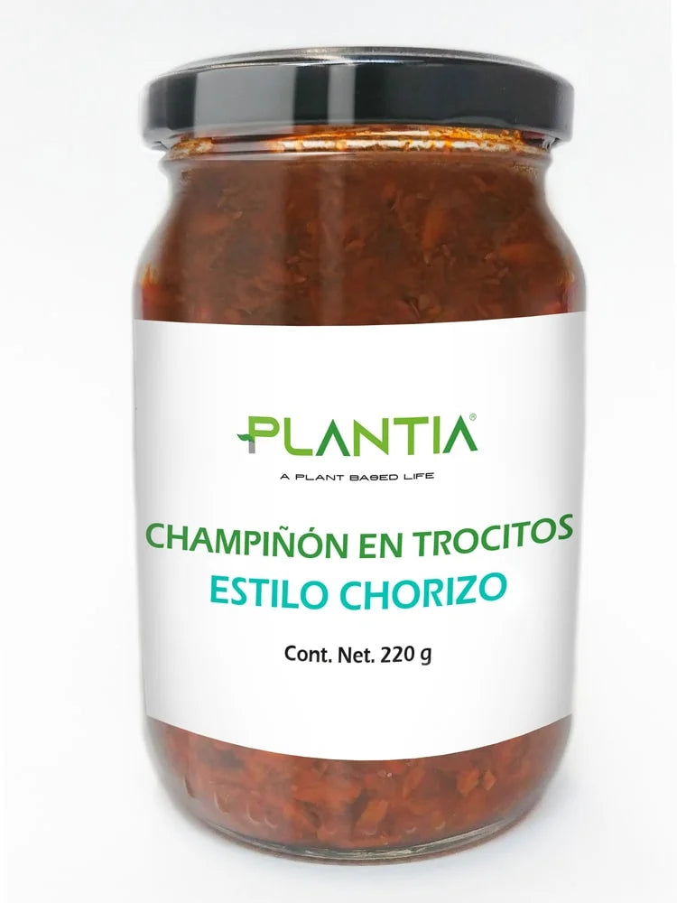 PLANTIA Chorizo de Champiñones 220g