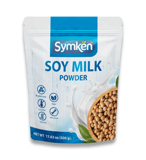 Symkën Leche de Soya Natural Sin Azúcar Bolsa 500g