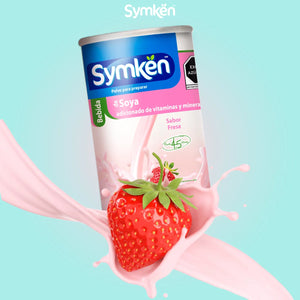 Symkën Soya sabor Fresa bote 550g