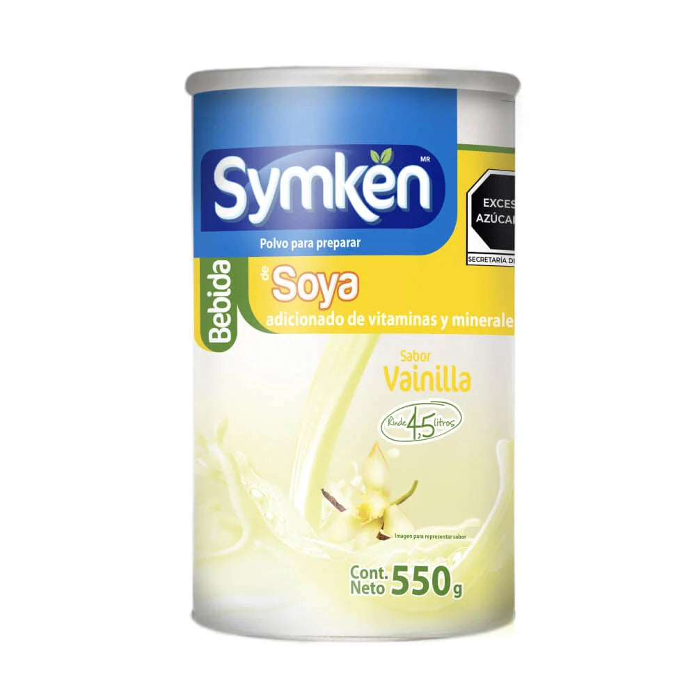 Symkën Soya sabor Vainilla bote 550g