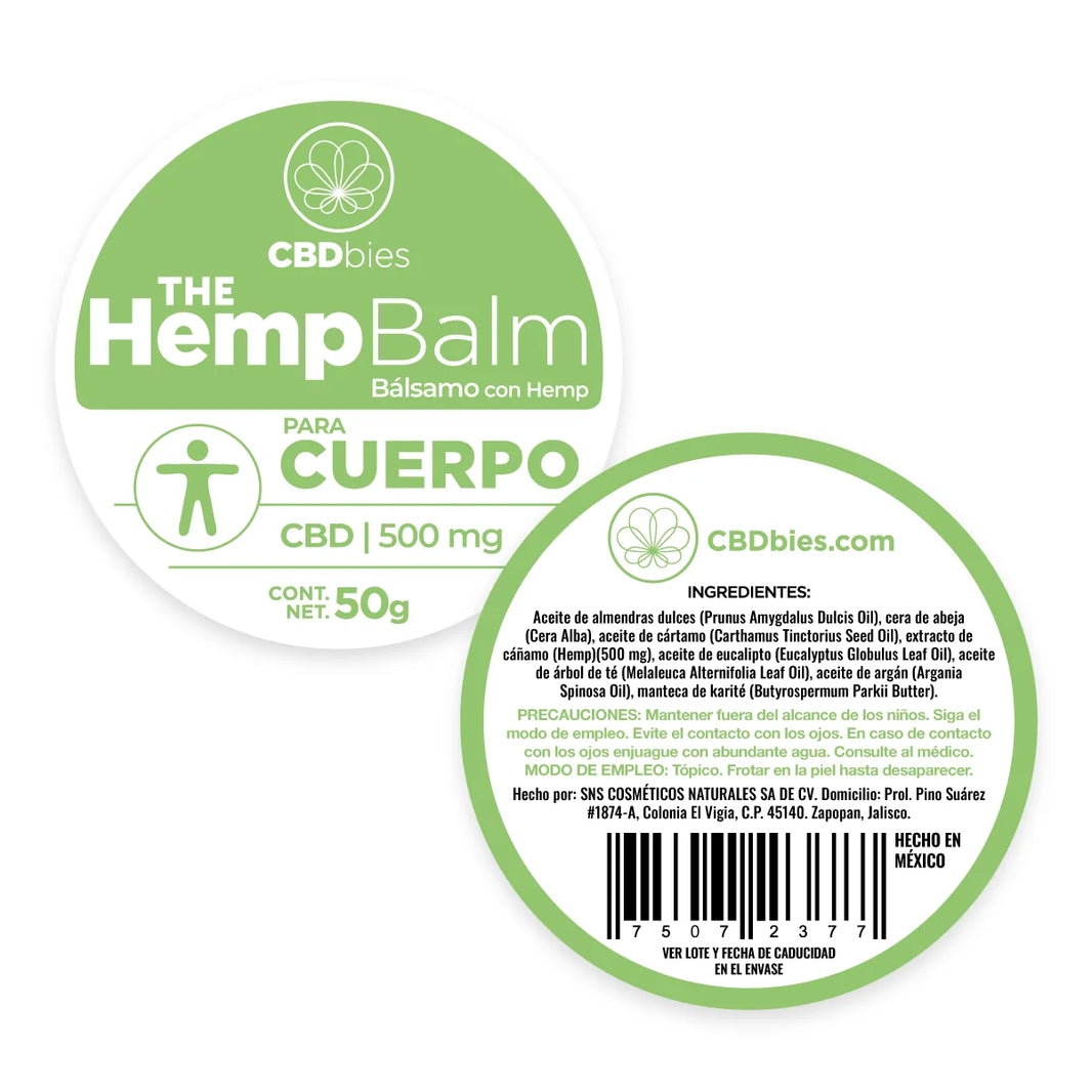 The Hemp Balm | 500 mg de CBD | 50g
